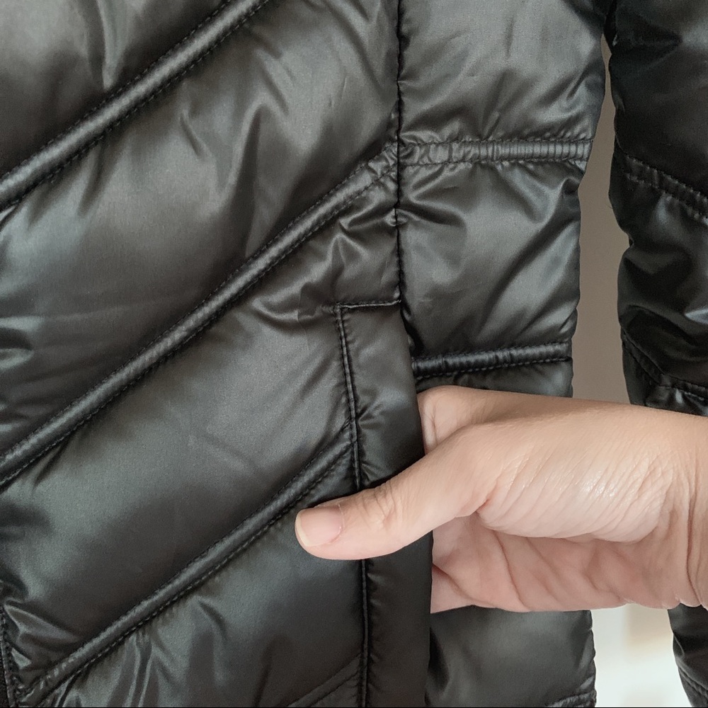 Kenneth Cole I Love New York Faux Fur Lined Coat - Picture 5 of 8